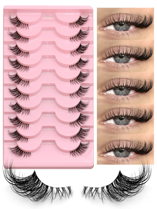 Half Lashes Soft Natural Clear Band