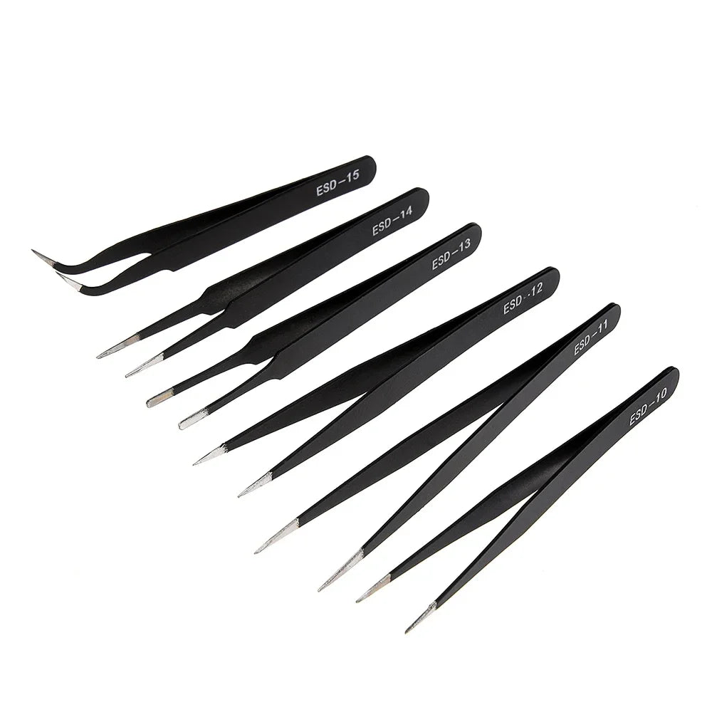 Anti-Static Stainless Steel Tweezers Tools