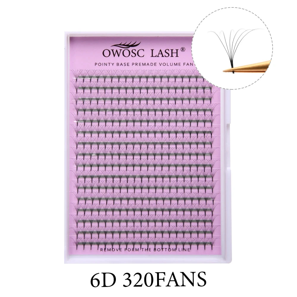 320 Fans Pointy Base Premade Volume Fans