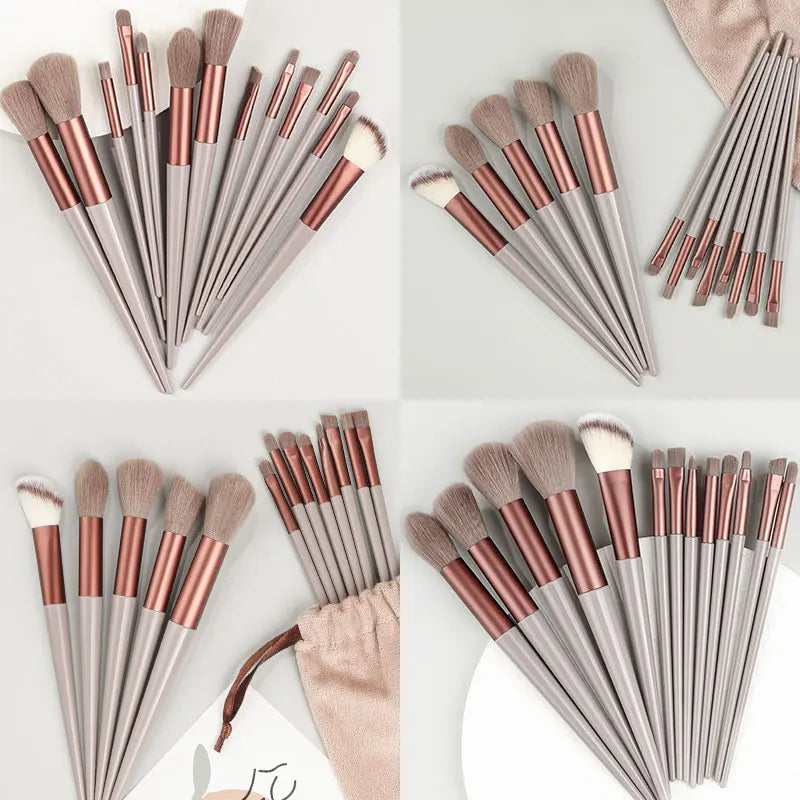 Soft Fluffy Makeup Brushes Set