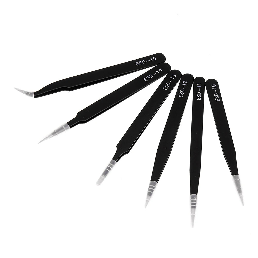 Anti-Static Stainless Steel Tweezers Tools