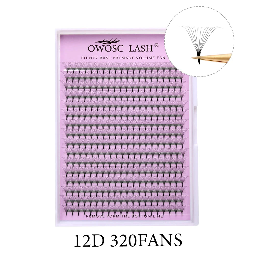 320 Fans Pointy Base Premade Volume Fans